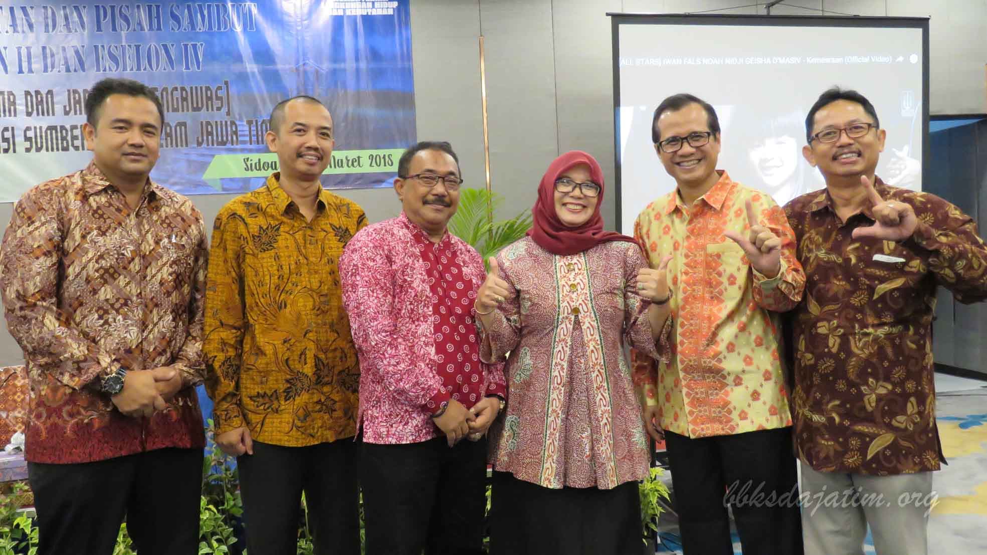 Pisah Sambut Pejabat Baru dan Lama Lingkup BBKSDA Jatim