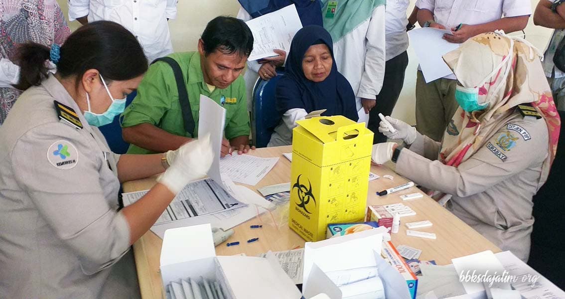 Puluhan Pegawai BBSKDA Jatim Dites HIV - AIDS