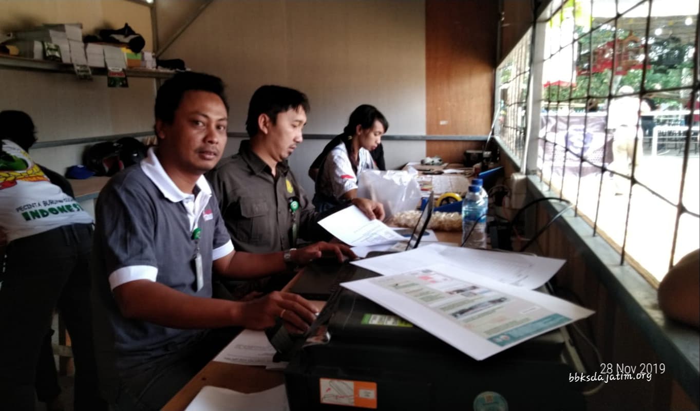 BBKSDA Jatim Buka Lapak Di Lokasi Perlombaan Burung
