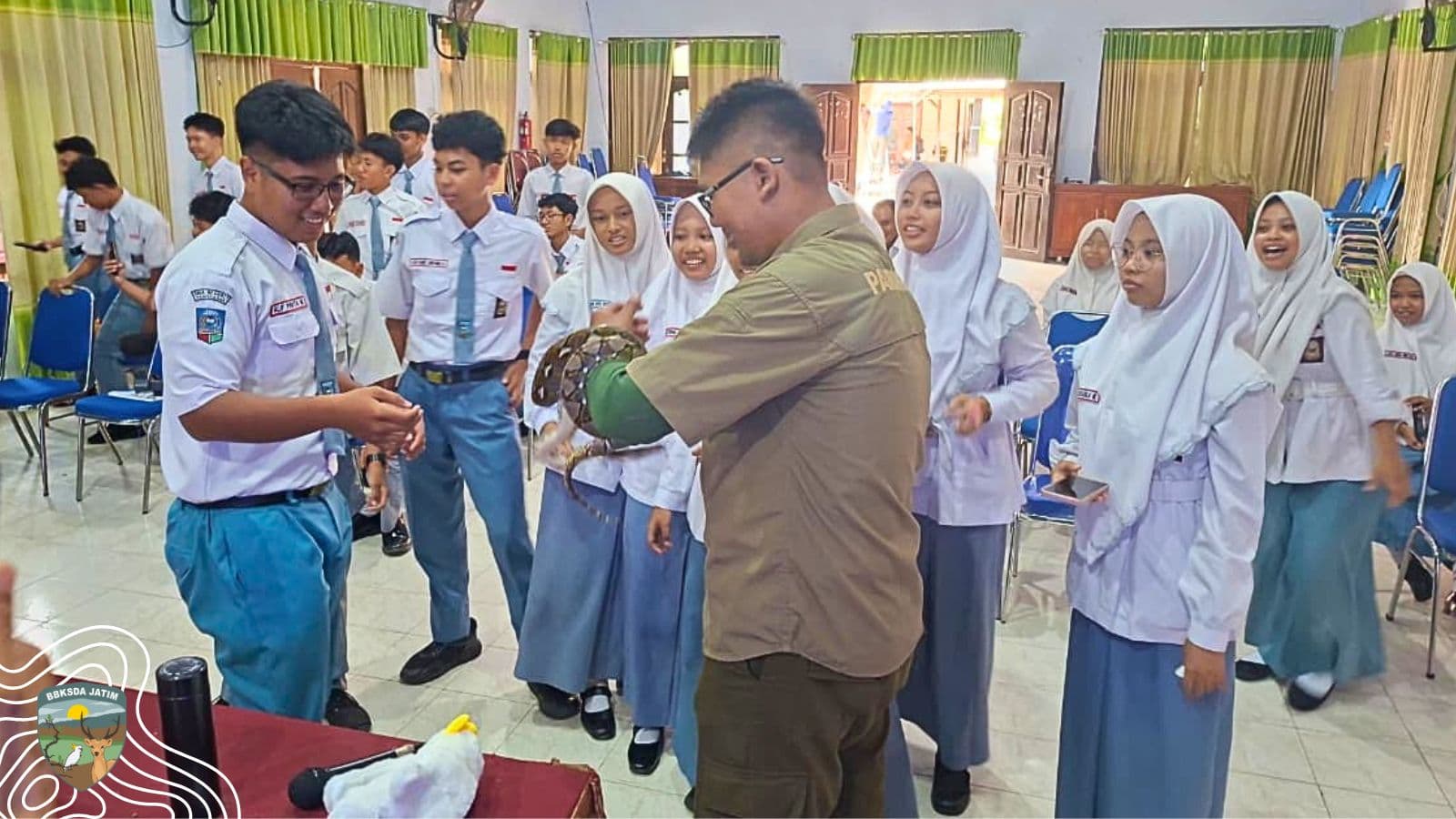 Sambut HKAN 2026, BBKSDA Jatim Gelar Visit To School