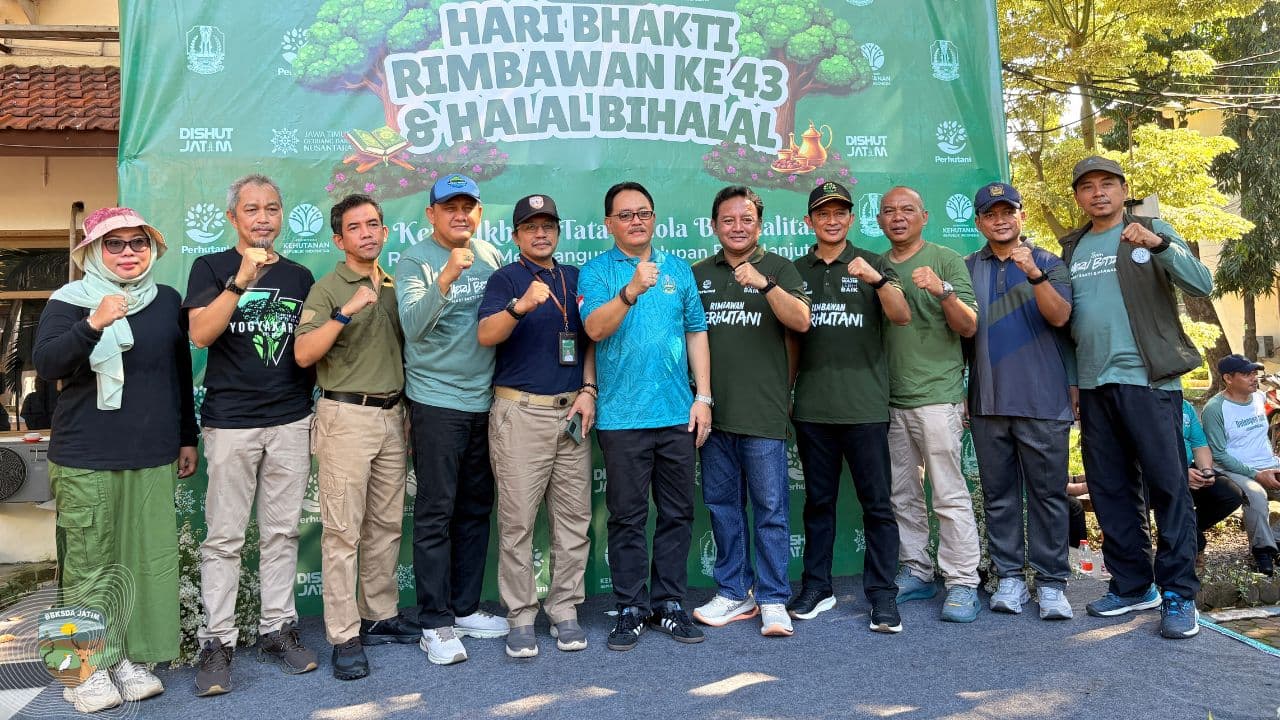 Menjaga Hutan, Menjaga Kehidupan, Rimbawan Jawa Timur Menyatukan Pengabdian di Bulan Syawal