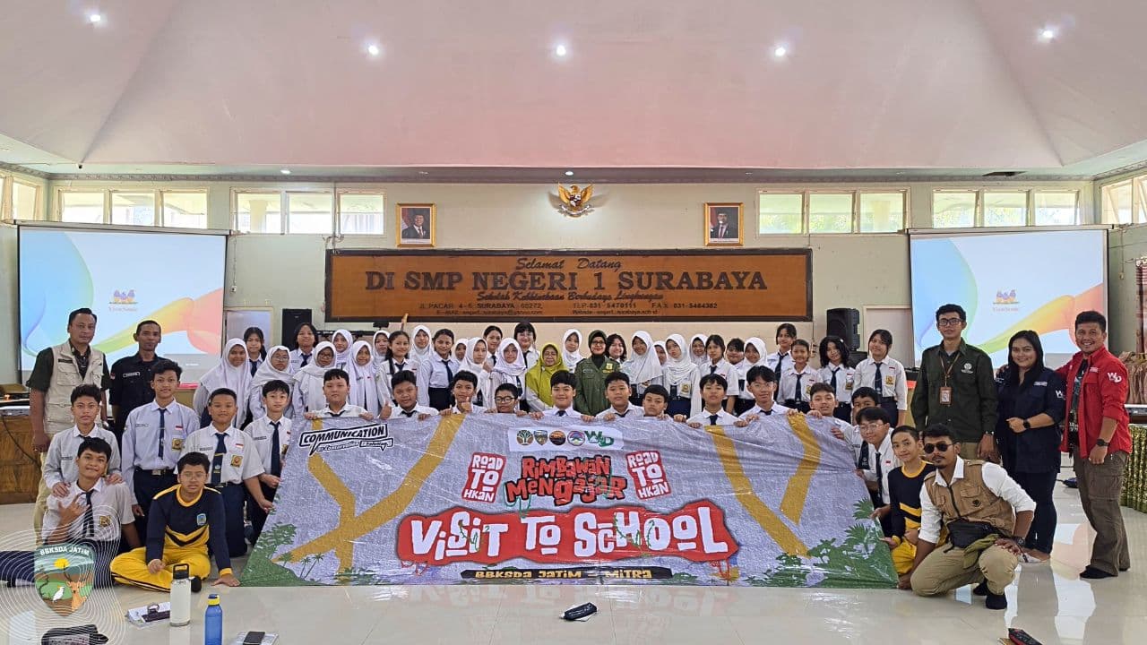 Road to HKAN 2026, Saat Siswa SMPN 1 Surabaya Belajar Menyelamatkan Masa Depan Bumi