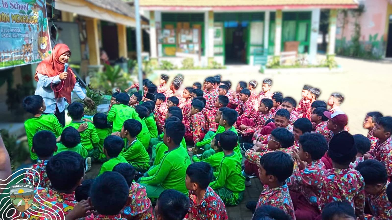 Road To HKAN, Siswa SDN 01 Kare Belajar Mencintai Satwa Liar