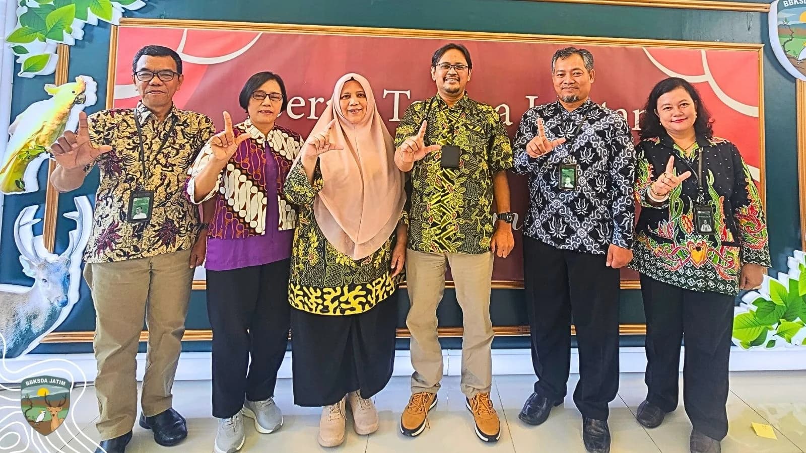 Serah Terima Jabatan Pejabat Administrator dan Pengawas Lingkup Balai Besar KSDA Jawa Timur